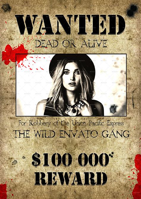 Wanted Flyer Template