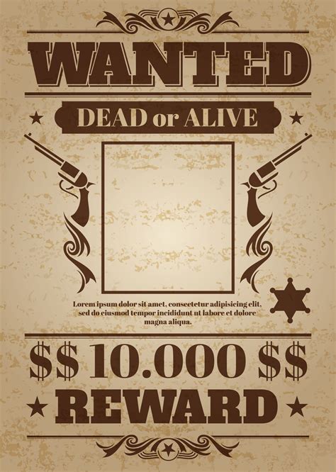 Wanted Poster Design Ideas