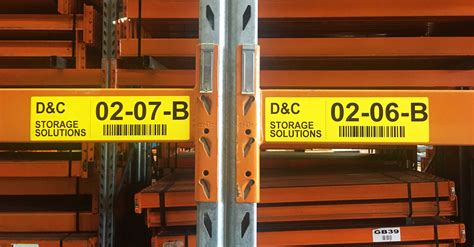 Warehouse and Storage Management Labels