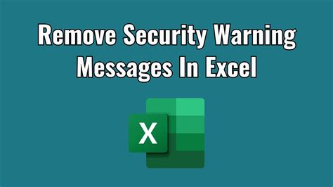 Using VBA to Protect Excel Sheets with a Warning Message