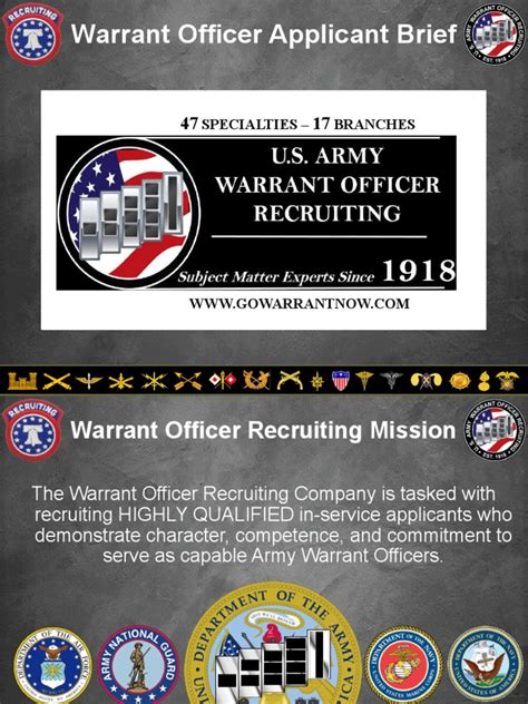 Warrant Officer Career Opportunities