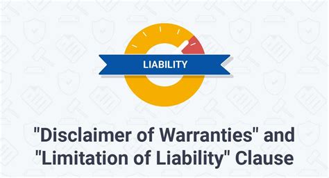 Warranty and Liability Clause Example