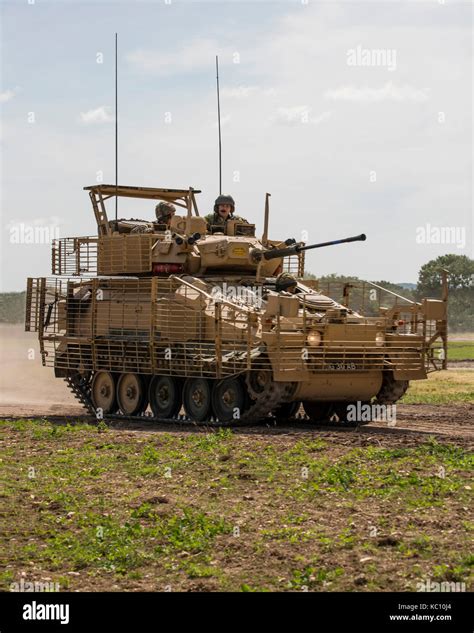 Warrior Armored Vehicle in action