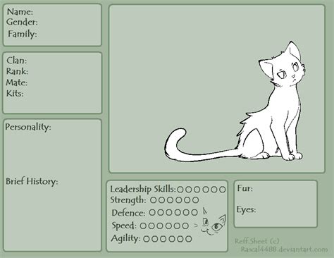 Warrior Cats OC Template