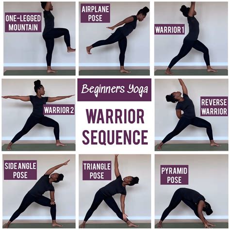 Warrior pose as part of Sun Salutations sequence