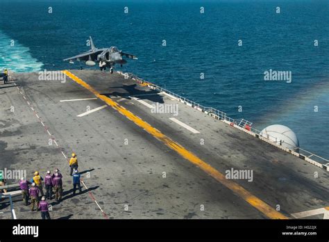 Wasp-class amphibious assault ship flight deck