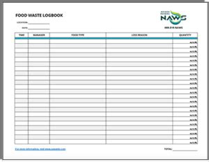 Waste Log Template Excel Download