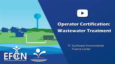 Wastewater treatment plant certification