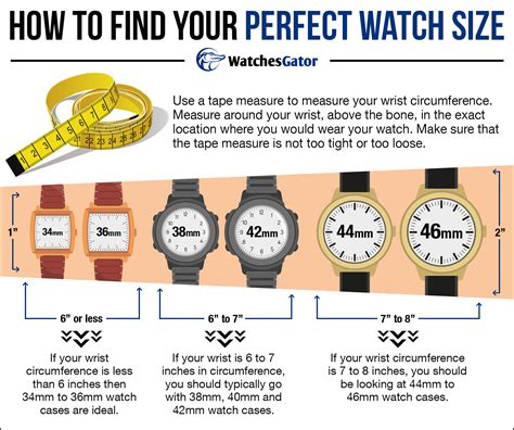 Watch Band Size Chart Calculators