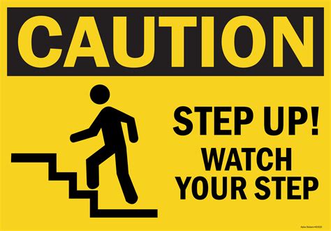 Watch Your Step Signs