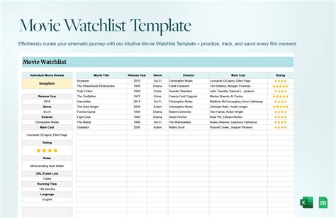 Watchlist Template