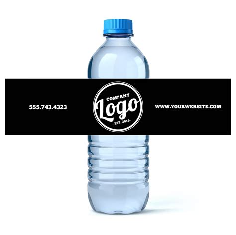 Water Bottle Sticker Template