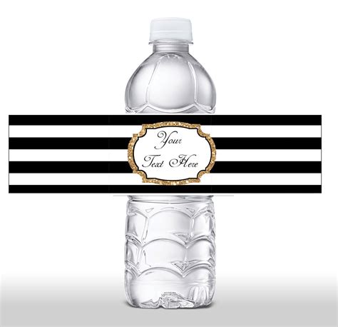 Water Bottle Tag Templates Inspiration