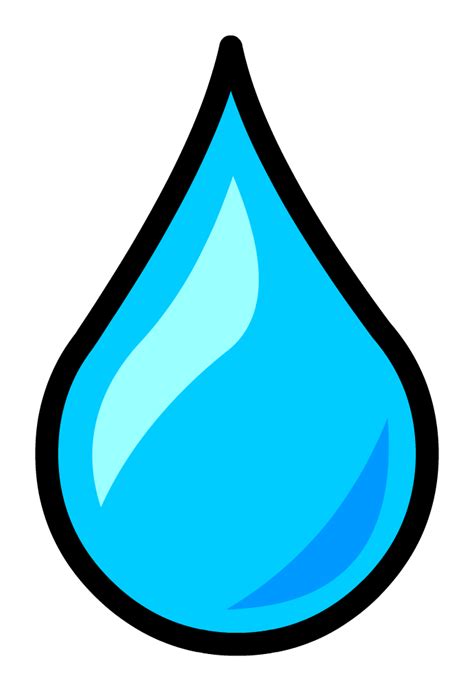 Water Drop Template Example