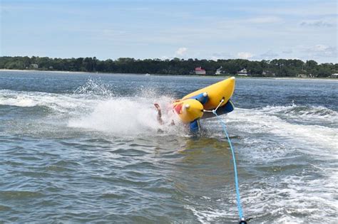 A person enjoying water sports on Hilton Head Island