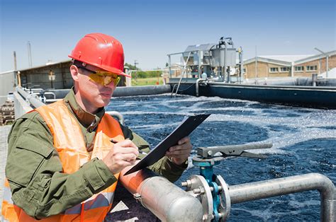 Water Treatment Engineer working on a project