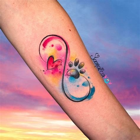 Watercolor Band Tattoos