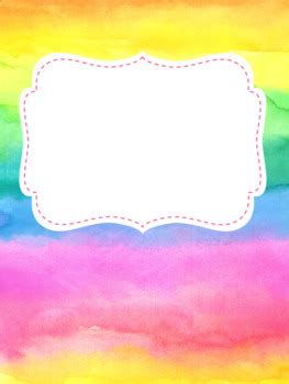 Watercolor Binder Cover