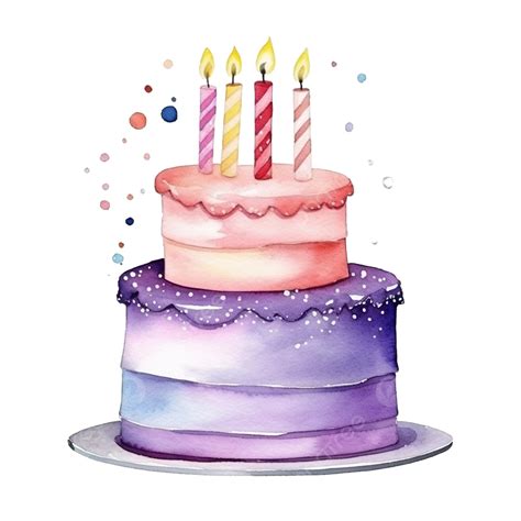 A watercolor birthday template with customizable design and text