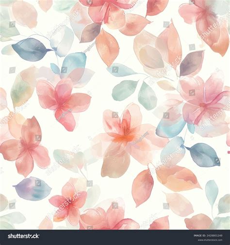 Watercolor Flower Template