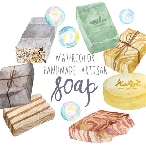 Watercolor Handmade Soap Labels