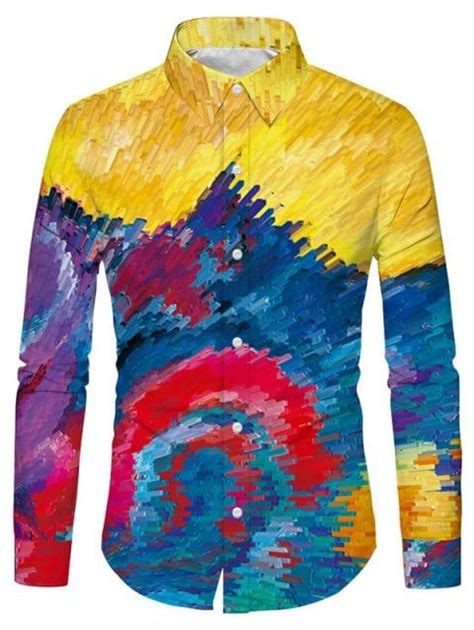 Watercolor long sleeve shirt design