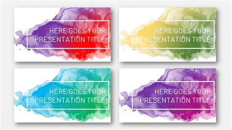 Watercolor PowerPoint Template