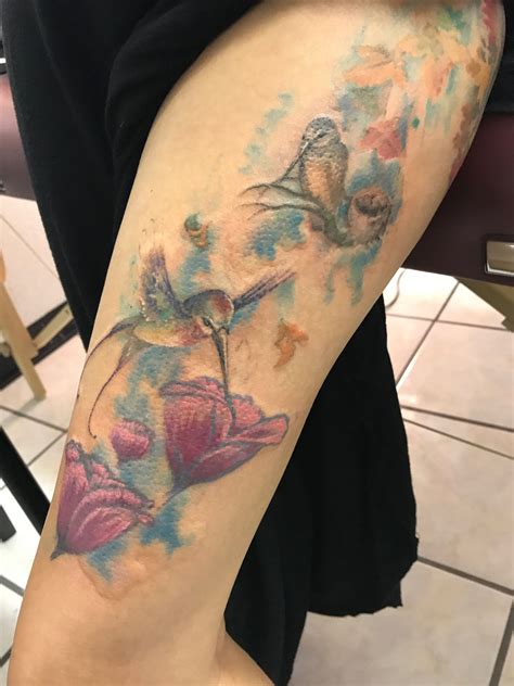 Watercolor tattoo art gallery