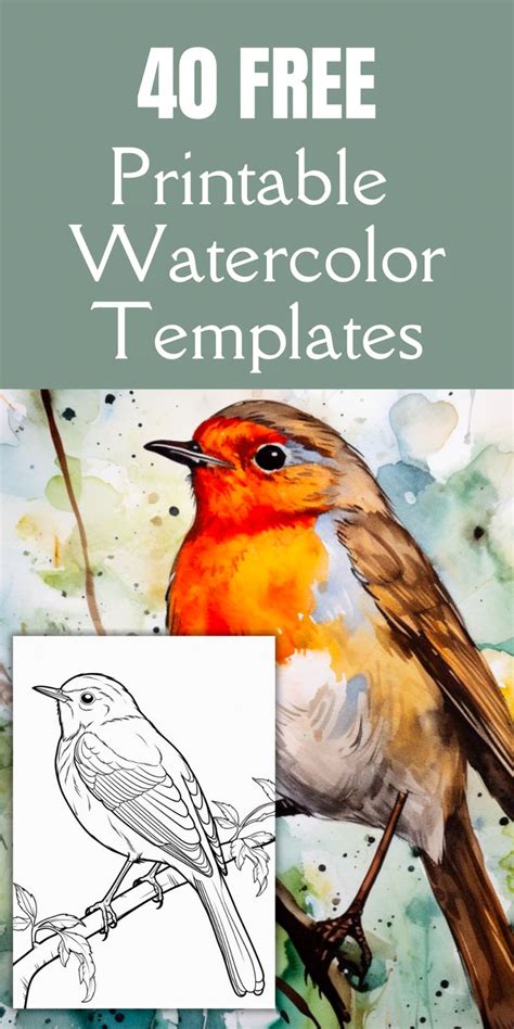 Watercolor Templates Example 2