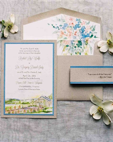 Watercolor Wedding Invitations