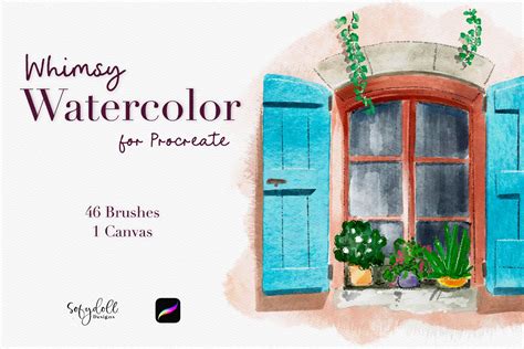 Watercolor Whimsy Procreate Template