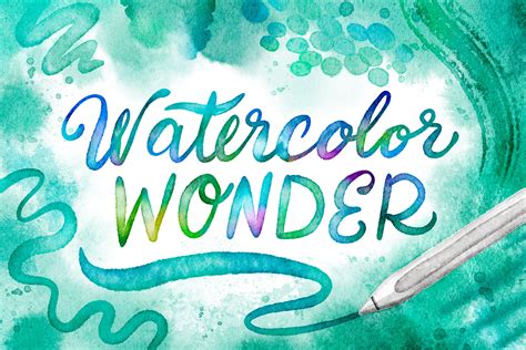 Watercolor Wonders Template