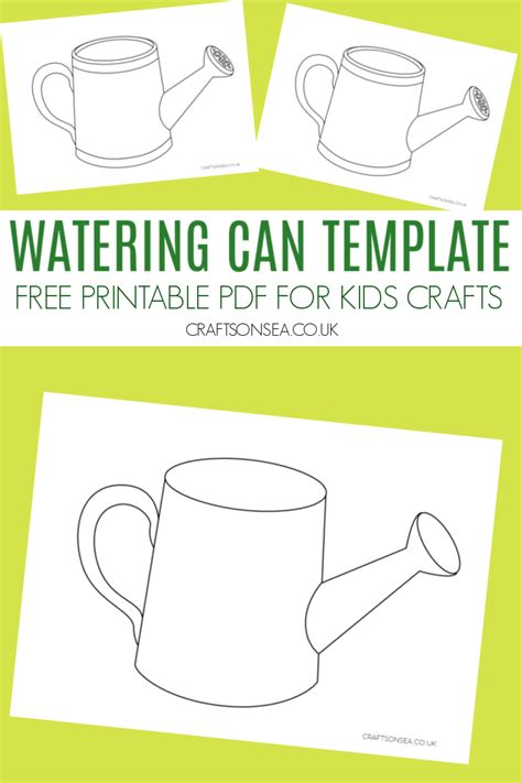 Watering Can Template Pictures