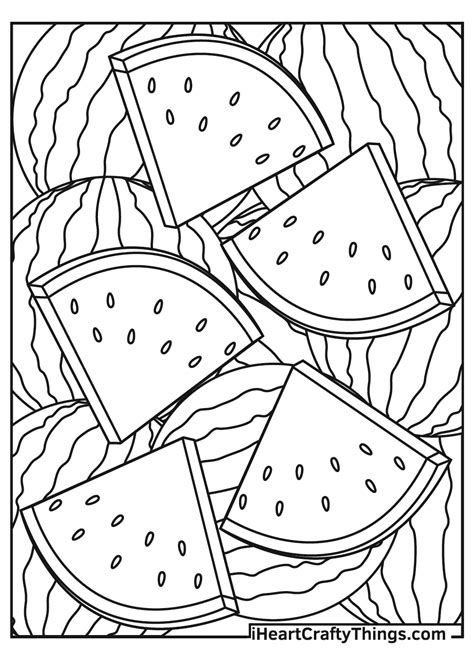 Watermelon Coloring Pages Gallery 3