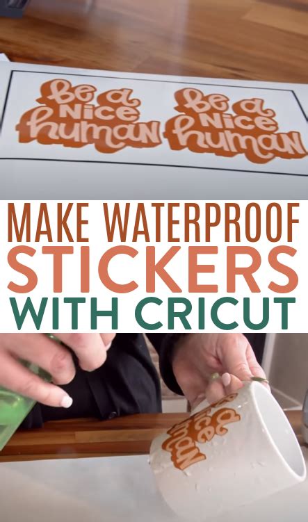 Waterproof Cricut printable vinyl