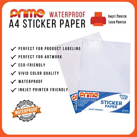 Waterproof paper prints applications