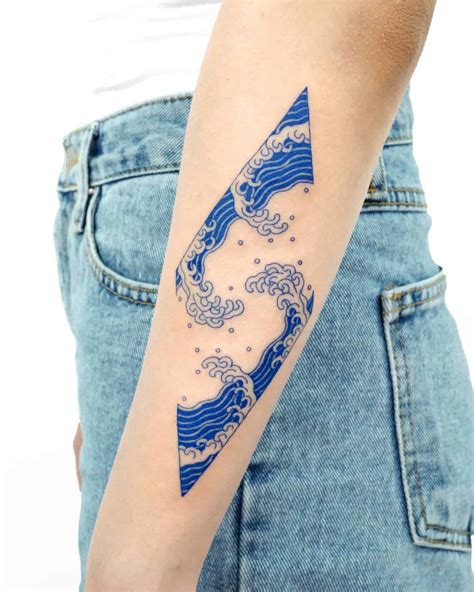 Wave tattoo