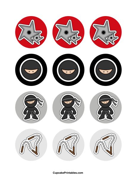 Ways to use ninja party printables