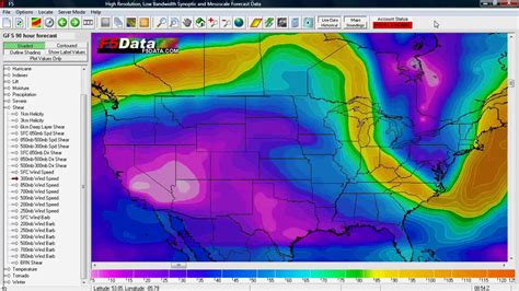 Weather forecasting software