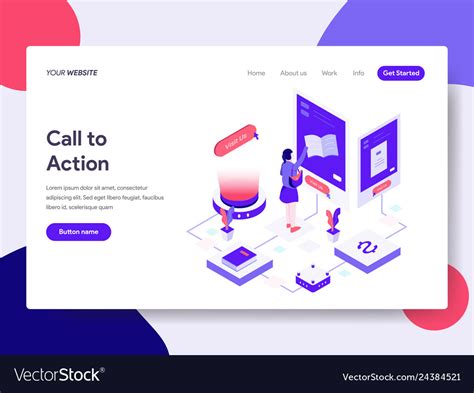 Web Design Presentation Template Call-to-Action