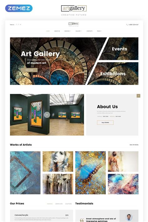 Web Design Template Gallery