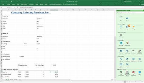 Web Forms to Excel