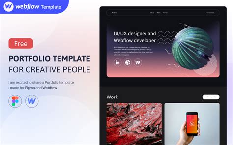 Webflow Portfolio Template Customization