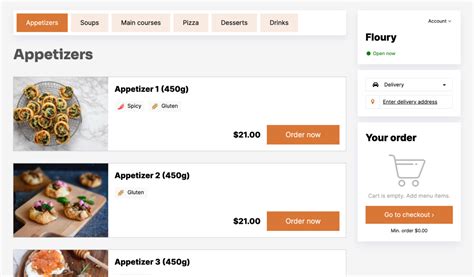 Website Plugin Bakery Order