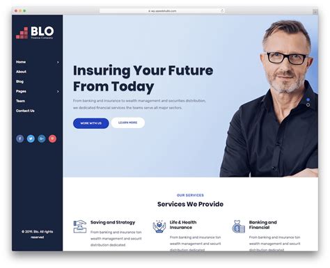 Website template for IT company