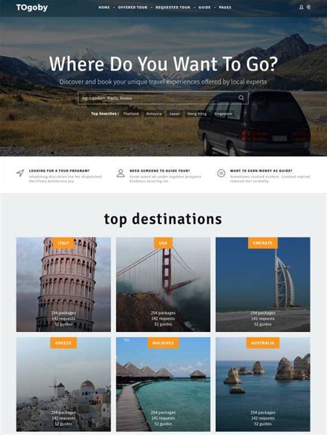 Website Tour Template