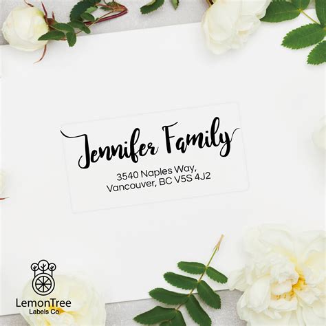 Wedding Address Labels Template