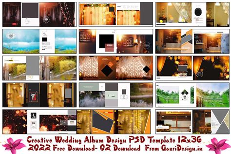 Wedding Album Design Template 10