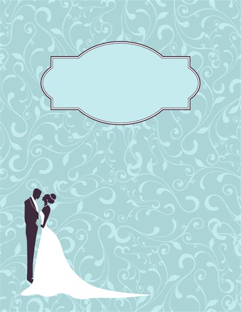 Wedding Binder Cover Template 3