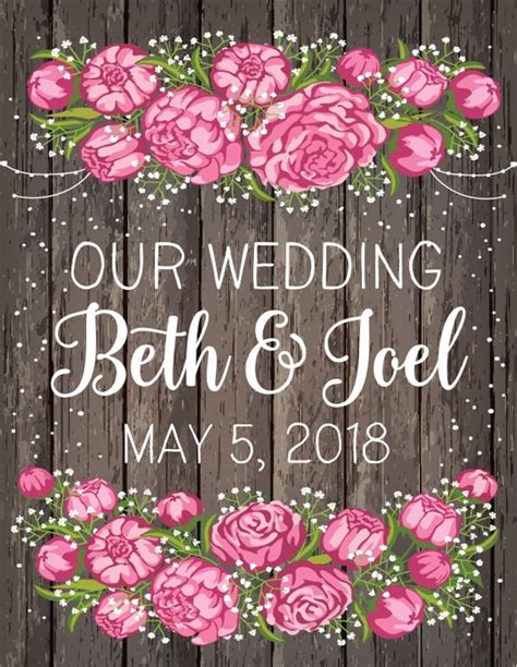 Wedding Binder Cover Template 6